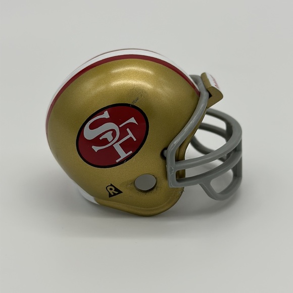 San Fransisco 49ers NFL Vintage Pocket Pro Mini Riddell Football Helmet - Picture 3 of 6